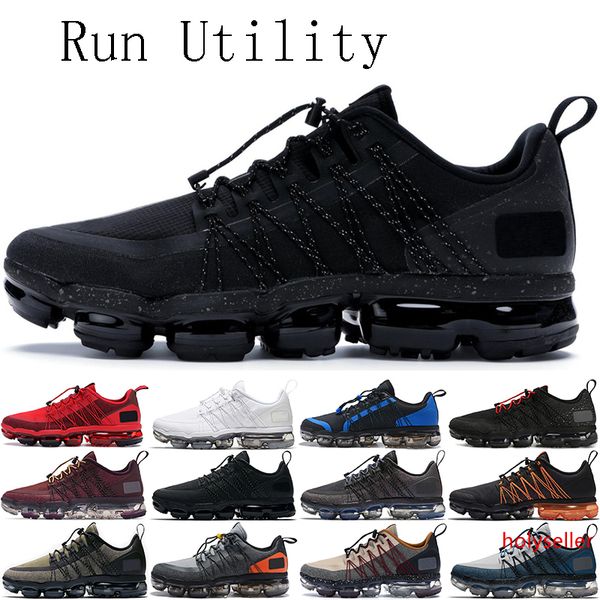 

2019 run utility mens women running shoes triple black reflect silver urban bounce anthracite trainer for men breathable sports sneakers