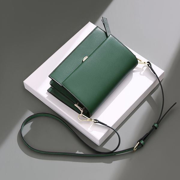 

bag crossbody leather women's bag new small square cow leather