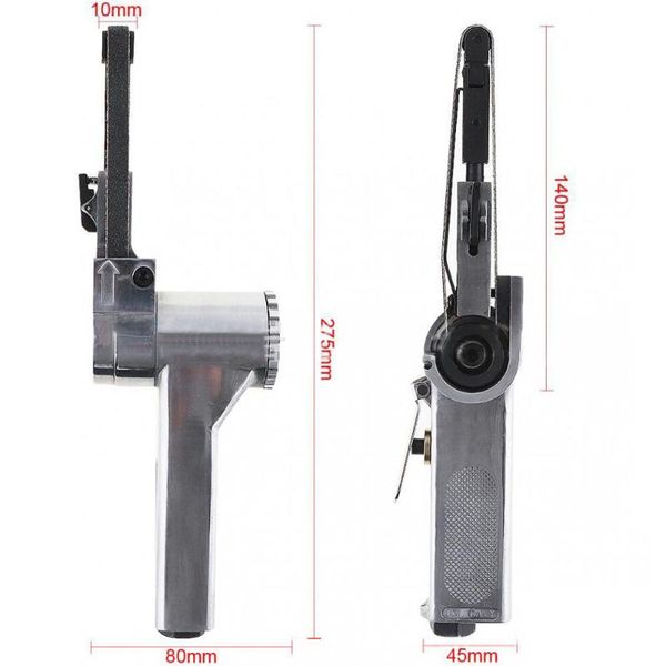 

3/8" air belt sander 16000rmp air angle grinding machine sanding machine belt compressor compressor sanding polishing