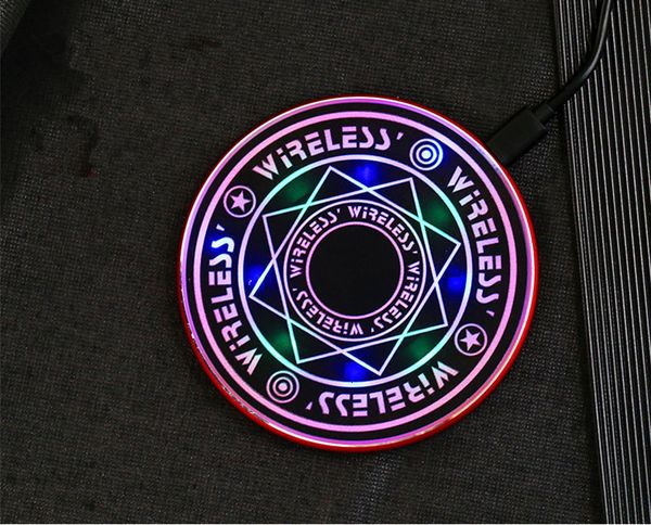 

a+++ for iphone 11 xs max 10w fast wireless charger for samsung galaxy note9 for huawei led magic charger phone charger