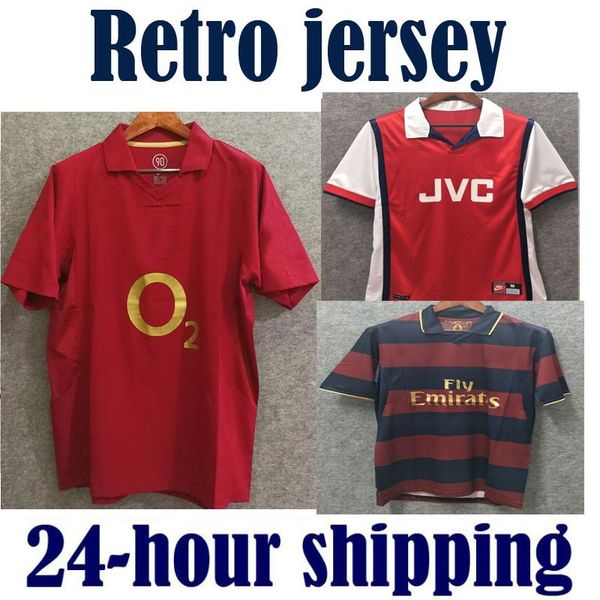 

Retro 98 99 00 02 05 06 07 08 henry van per ie bergkamp occer jer ey cla ic futbol cami a vintage football cami eta hirt kit maillot