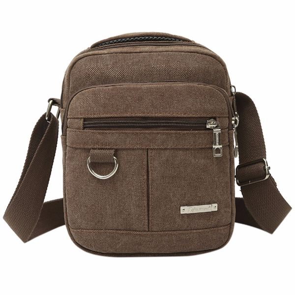 

men's fashion travel cool canvas bag men messenger crossbody bags bolsa feminina student military zipper messenger bag 2019