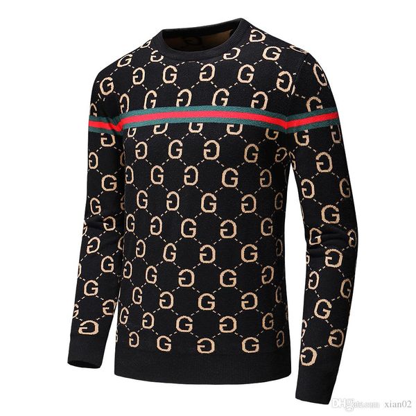 

mens women designer sweater luxury sweatshirt classic letter long sleeve brand mens hoodies designer sweater knit pullover -xxxl, White;black