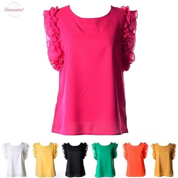 

women o neck lotus pullover chiffon blouse female shirt women blusas femininos casual summer chiffon shirts solid, White