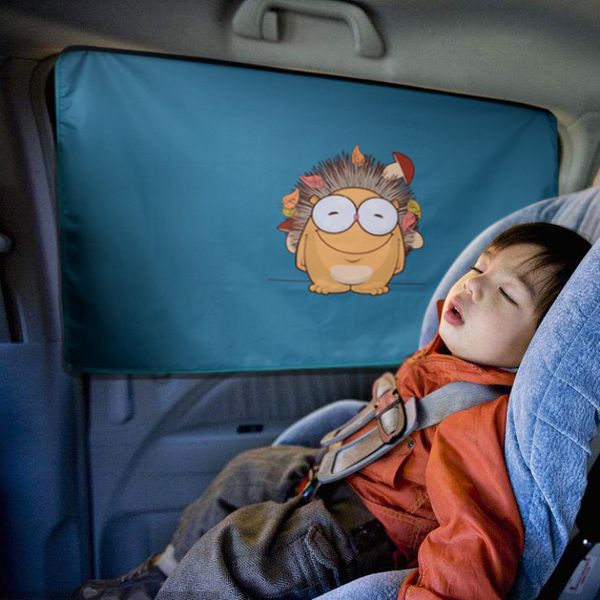 

1 set cartoon car side window sunshades covers for kids baby cute curtains sun protection auto sunscreen exterior accessories