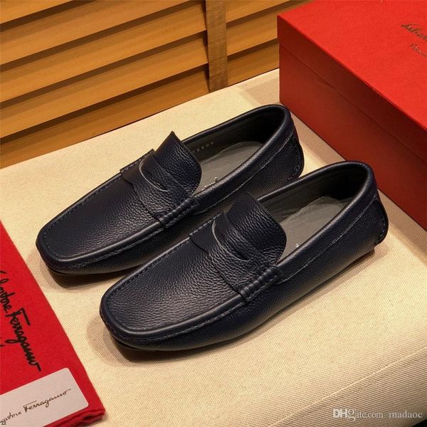 

20ss luxurious fashion men formal mariage wedding party shoes pointed toe business shoes men loafers oxford shoes ye, Black