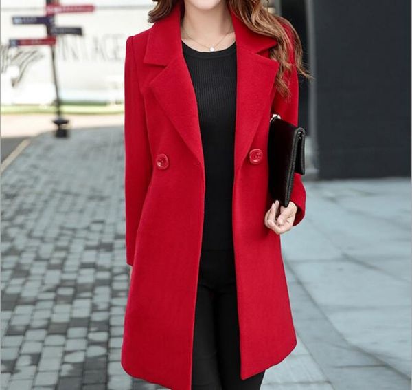 

women's office large size coat 5xl red long jacket female coats blazer feminino one button blue suit jackets office blazers, White;black
