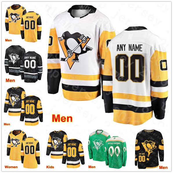 

men kids women pittsburgh penguins bryan rust jersey 2019 stadium series dominik brian dumoulin olli maatta zach aston-reese hockey jersey, Black;red
