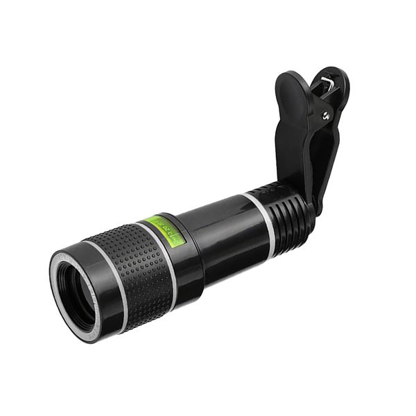 

20x optical lens telescope telep clip on for cell phone camera
