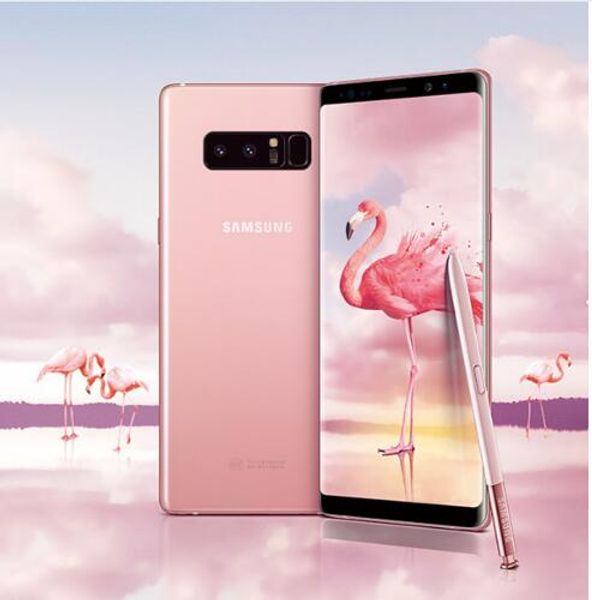 

Восстановленные samsung galaxy Note 8 N950U один Sim Оригинал разблокирован LTE двойной задний 12.0 MP 6.3 inch Snapdragon 835 отпечатков пальцев мобильный телефон