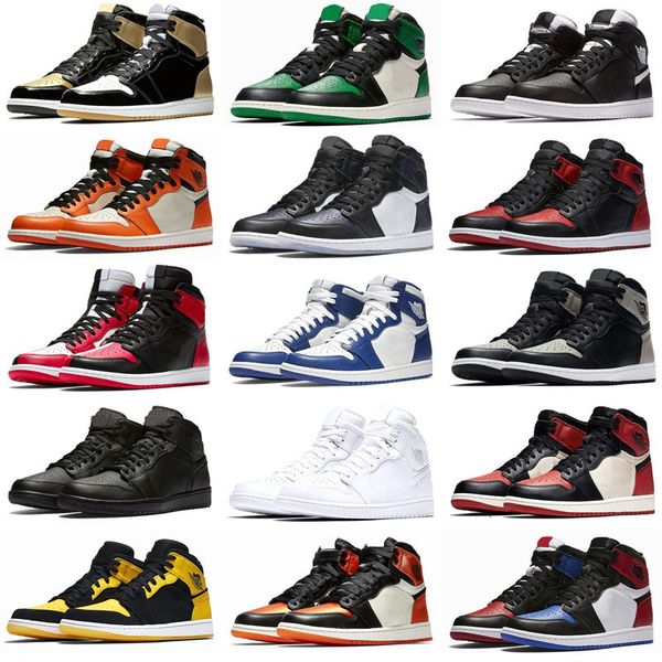 

new 1 i high og bred toe chicago banned game royal boots shoes men 1s 3 shattered backboard shadow multicolor