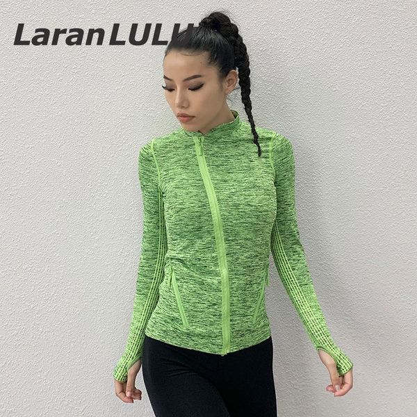 

woman sport shirt gym tees zipper fitness clothing sport with thumb holes breathable activewear long sleeve workout coat, Black;blue