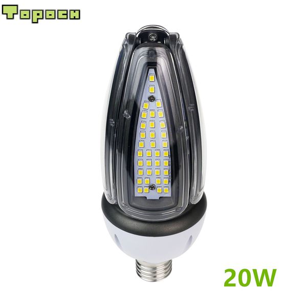 Topoch UL LED-Glühbirne Maislicht E27 10 W 20 W 120 lm/W Halogen CFL HID Ersatz 100–277 V für Post Acorn Path Lighting Fixture