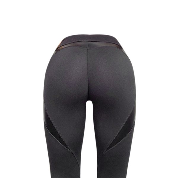

yoga pants black heart sport pants women patchwork skinny women leggins push up workout sport yoga leggings, White;red