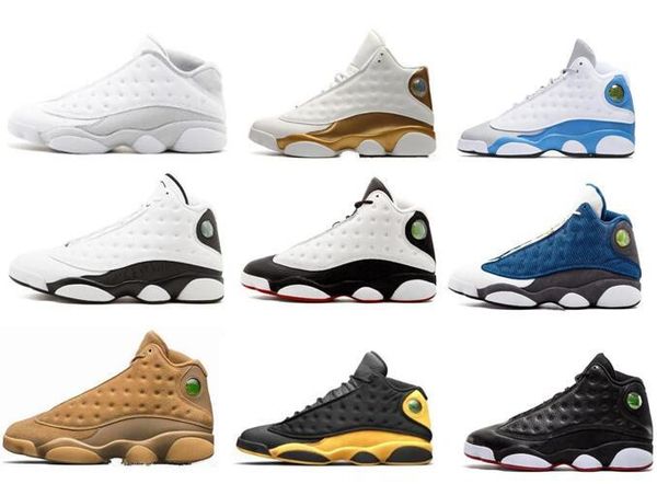 

wholesale basketball shoes 13 13s sneakers trainers chicago 3m gs hyper royal bordeaux dmp wheat olive ivory he got game men sports shoes