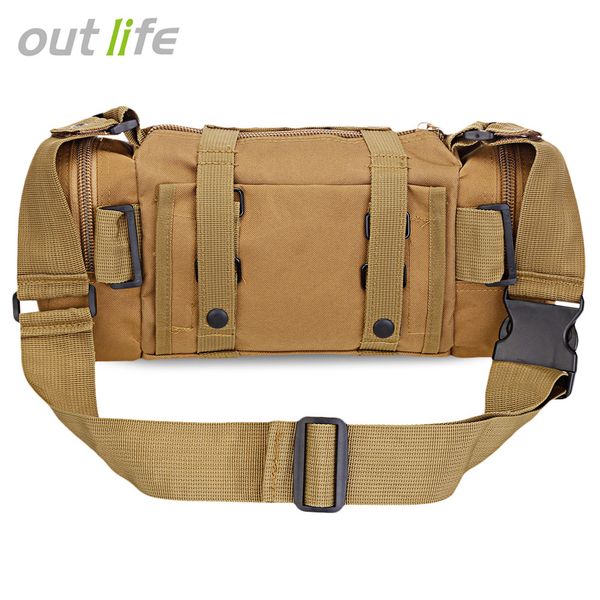 

outlife multifunctional camping bag tactical waist bag molle pack rucksack for hiking camping trekking 3 colors