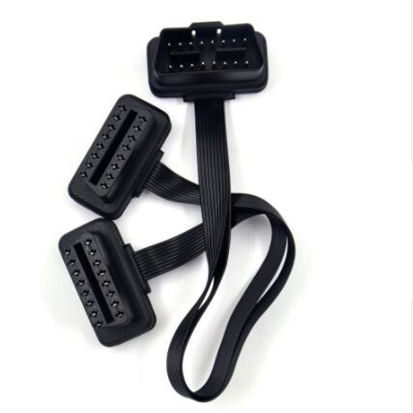 

5pcs/lot j1962 obd2 16pin male plug connector extension adapter obd obd2 cable 16 pin obd 2 adaptor opening female cable