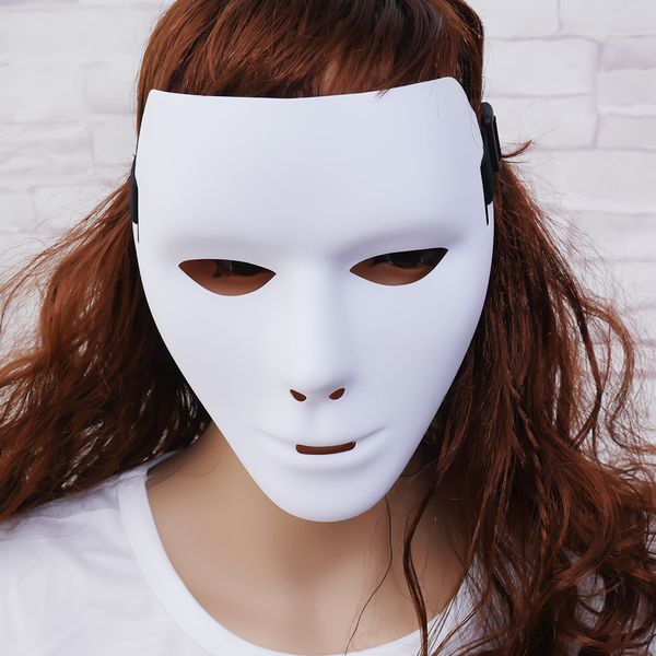 

new white face mask halloween party masks hip-hop ghost dance performances props fancy dress up