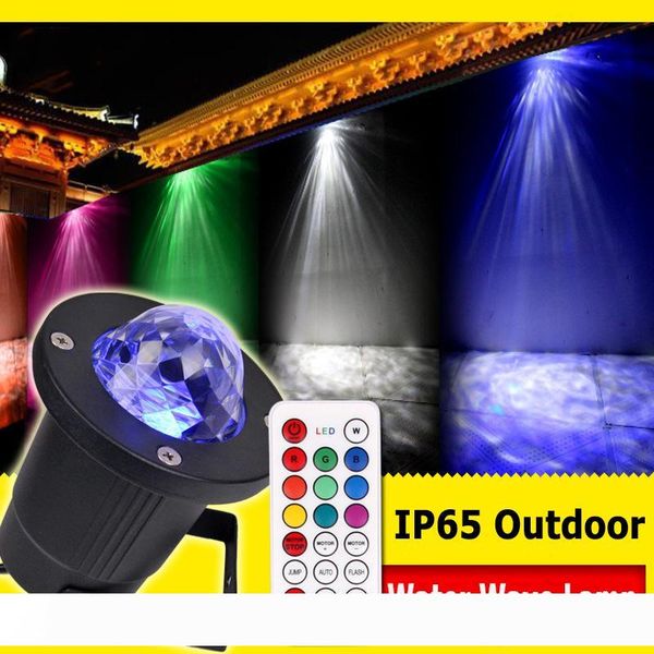 

LED Water Ripples Light 7COLOR RGB LED Laser Stage Lighting Wave Ripple Shining Effect Landscape led lawn lamp With Remote