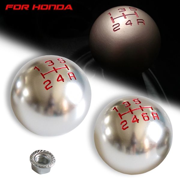 

chrome car 5/6 speed manual gear shift knob lever handball for fit civic city fd2 fn2 ep3 type r dc2 dc5 ap1 s2000 f20c