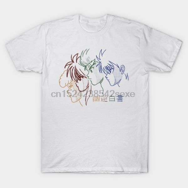 

men t shirt yyh gang yu yu hakusho women t-shirt, White;black