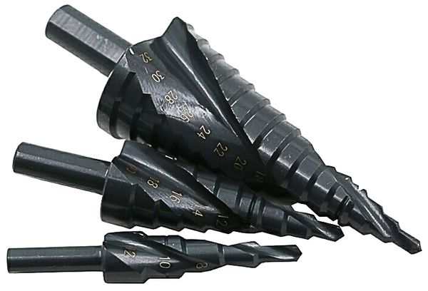 

brand industry standard tool set of 4-12mm 4-20mm 4-32mm drills cutters floors conical hss steel