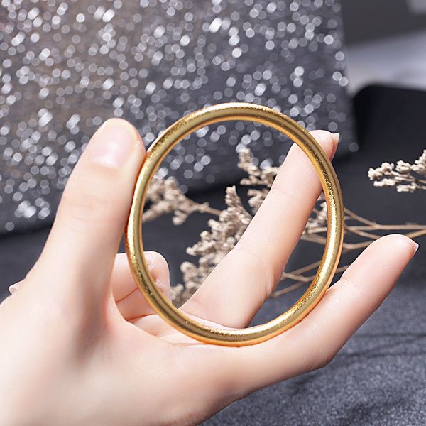 

classic men cuff bracelets simple design silver color gold bangles for women viking jewelry 2020 new pulseira, Black