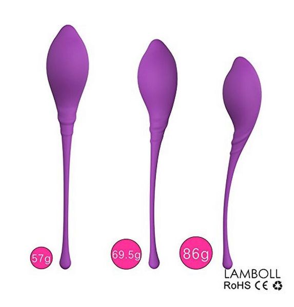 massageador sexual massagermassager sexo seguro Silicone Kegel Vagina Inteligente Aperte Exercício Ben Wa Máquina Vibradores Vaginais Geisha Bola Brinquedos Sexuais para Mulher C18112301