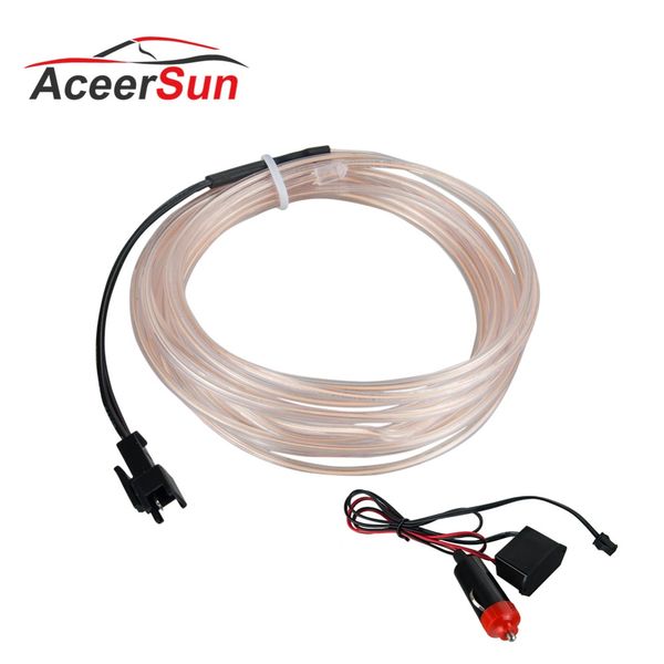 

aceersun led cold light line car decorative light ambient auto backlight fluorescence 5v white controller 1m 2m 3m 4m 5m