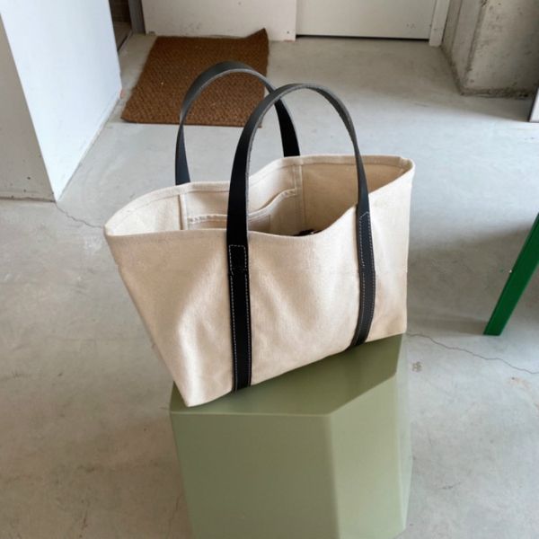 

new women shoulder bag large capacity simple canvas purse messenger bags casual female solid soft cloth handbag big totes