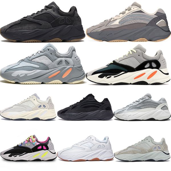 

2019 new arrival runner 700 designer running sneakers for men women Triple Black Wave Runner Inertia Salt Mauve Static Geode sneakers
