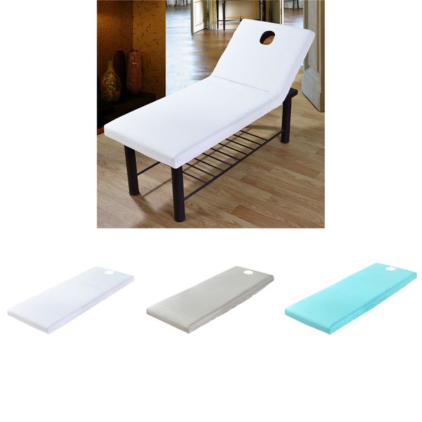 

3pcs universal reusable spa massage bed sheet cover with face hole - multi color combo option