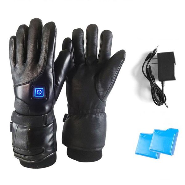 

men women rechargeable electric warm heated gloves battery powered heat gloves winter sport heated ridding cycling