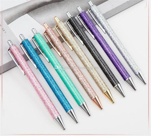 

superior quality ballpoint pen metal ball pen with black ink magical pen fashion school office supplies ing, Blue;orange