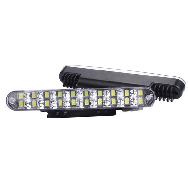 

kongyide car light 2pcs 2x 30 led drl turn lights daytime running light bulbs lamps white dropship f27