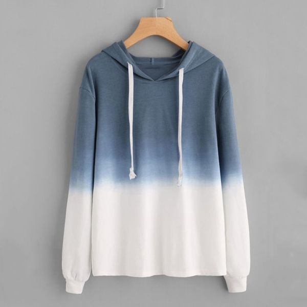 

women casual loose patchwork pullover sweatershirt europe and the united blouses femme blusas mujer de moda#j31, Black
