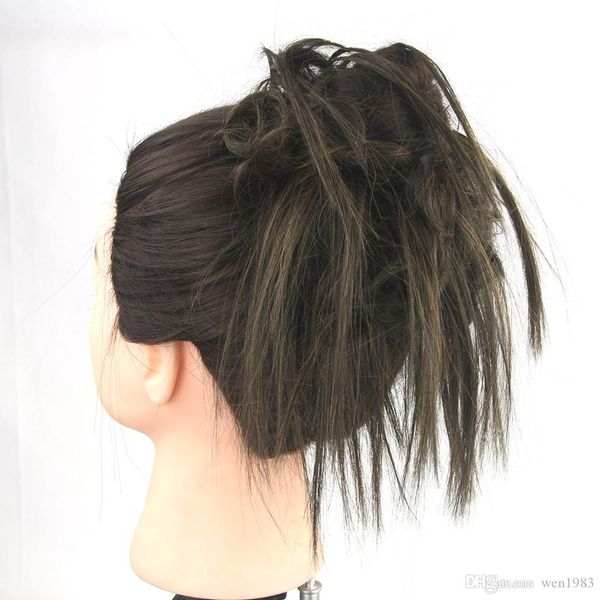 2019 Synthetic Hair Headband Hair Bun Chignon High Temperature