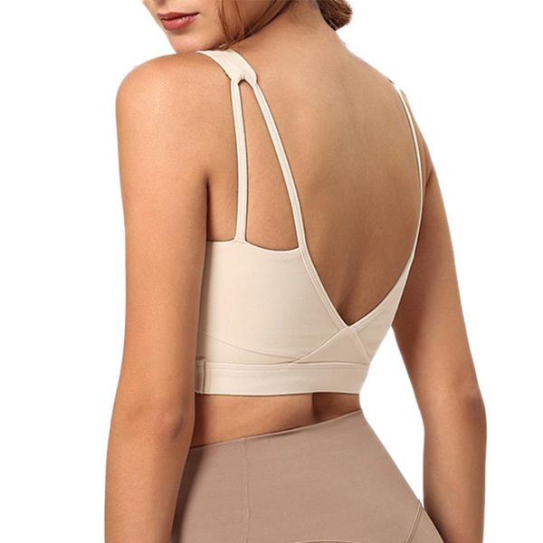 

2020 sports bra solid back yoga tank women fitness push up gym shockproof seamless shirt fitness workout fast dry vest, White;black