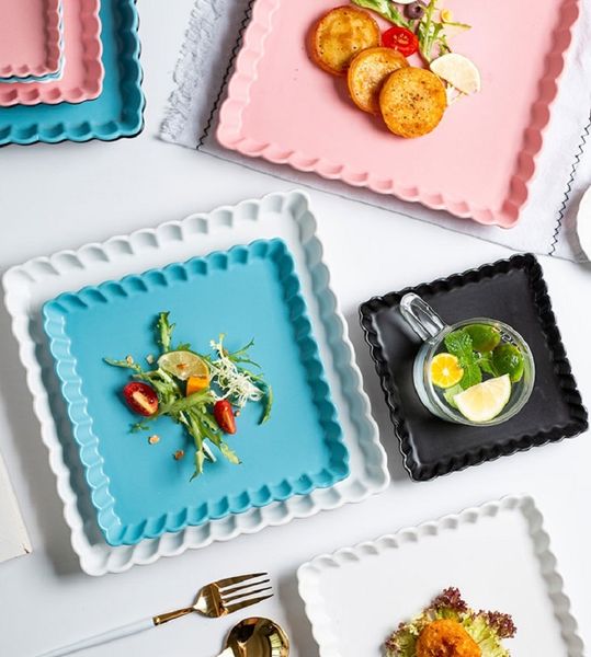 

2020 новый продукт nordic ceramic dish главная креатив western dish стейк пластины керамические салат посуда десерт плиты