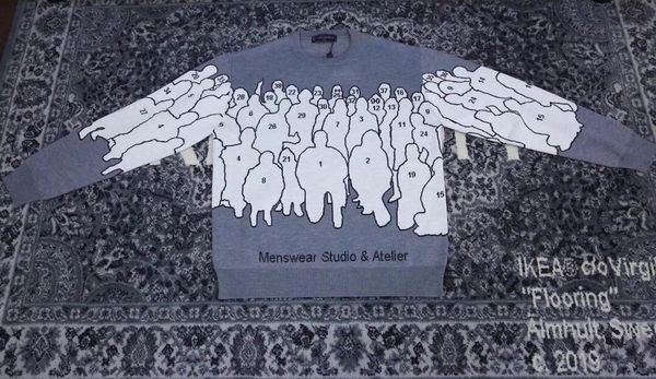 

falection milan fashion 19fw studio жаккардовый трикотаж crewneck свитер, White;black