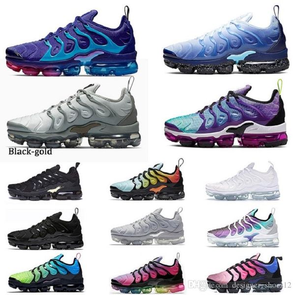 

т.н. плюс мужчины женщины кроссовки мульти hyper violet ice blue light gray шершни black gold aurora green тренеры тапки 36-45