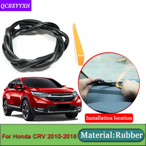 

car-styling for crv 2010-2018 anti-noise soundproof dustproof car dashboard windshield sealing strips car accessories