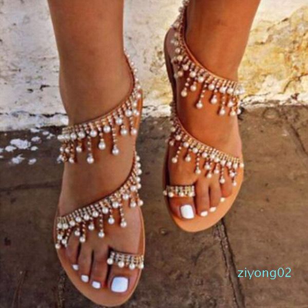 

женские летние сандалии тапочки rhineston богемского открытым носком сексуальный клуб diamonds slip-on flat сандалии плоские туфли beachwear, Black