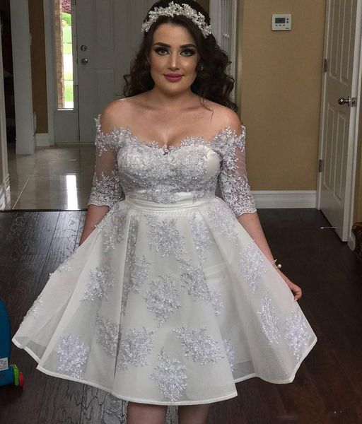 

silver beading short homecoming dresses 2019 off shoulder half sleeve appliques beads mini prom party dress student graduation wear cheap, Blue;pink