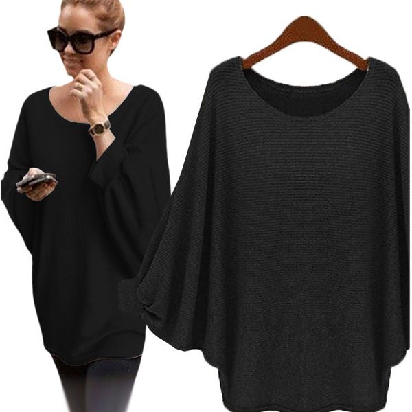 

2018 autumn winter cashmere cotton blended knitted women sweaters and pullovers jersey jumper pull femme hiver 533, White;black