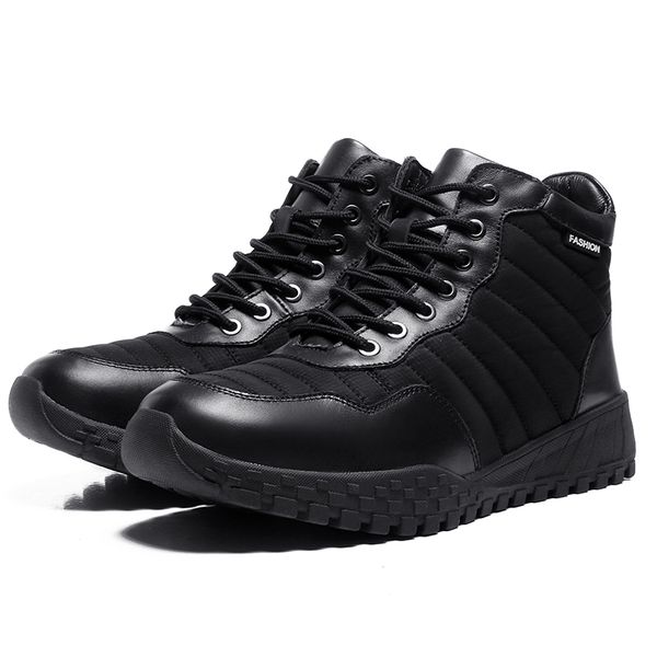 

winter men shoes breathable mens shoes casual fashion low lace-up leather flats zapatillas hombre de plus size 46 %1987, Black