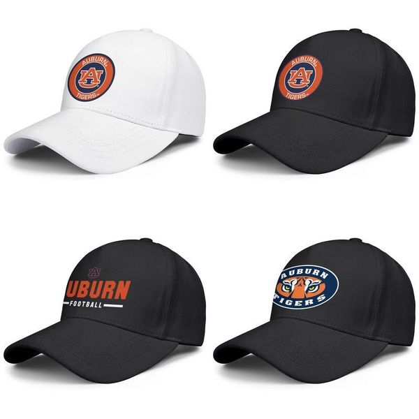 

auburn tigers football logo black for men and women baseball cap cool fitted golf cool fashion custom personalised hats round logo, Blue;gray