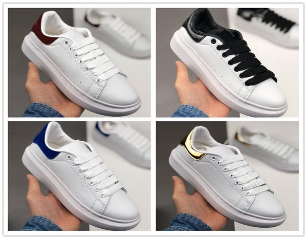 

2020 new season sports shoe fashion women shoes men's leather lace up platform oversized sole sneakers arthur, Black