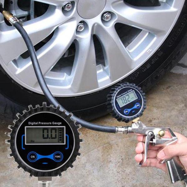 

universal car digital display tire pressure gauge high precision vehicle tire pressure gauge automobile test tool