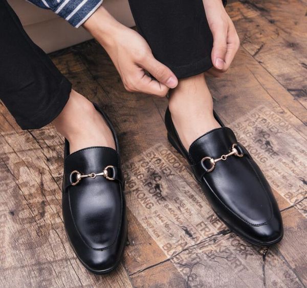 

Мужчины классика свадьба жених обувь мужской роскошный дизайнер Horsebit стиль Homecomin